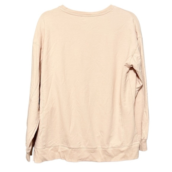 WILDFOX But First Cocktails Pink Lightweight Sweatshirt Size Medium - Picture 5 of 7